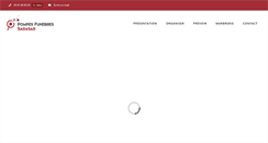 Desktop Screenshot of lespompesfunebresdugirou.com